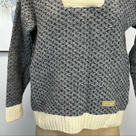 PEREGRINE 100% WOOL COWL NECK SWEATER MADE IN ENGLAND SZ L EUC - Picture 4 of 8